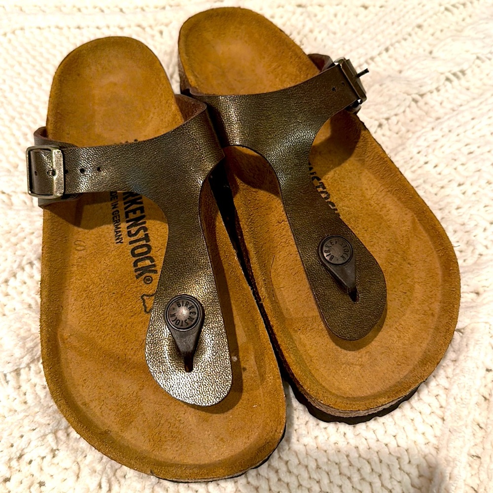 Birkenstock Gizeh Sandal - Golden brown size 36